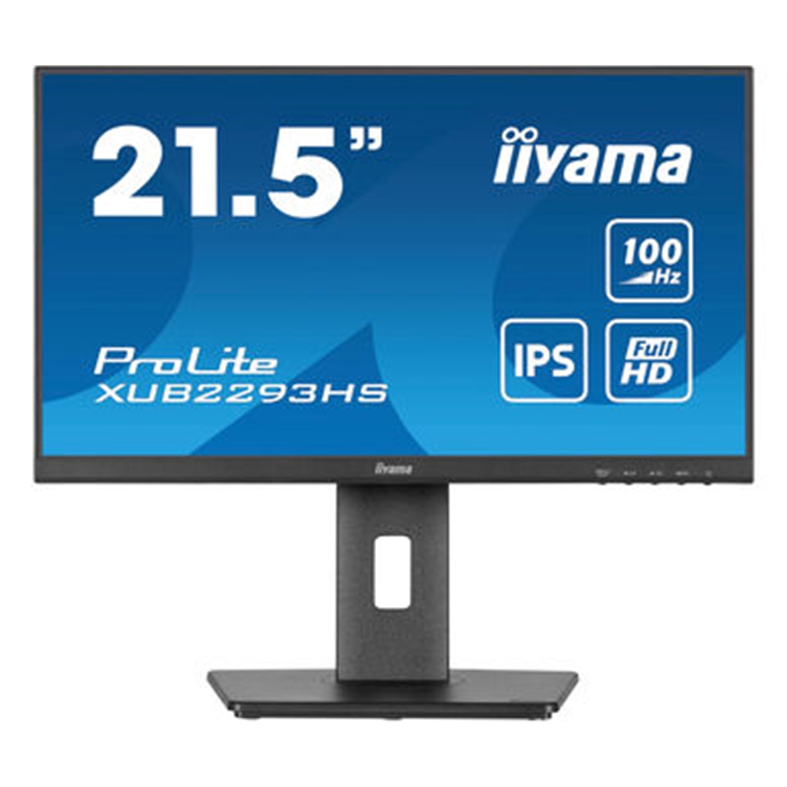 iiyama PROLITE XUB2293HS-B6 22 inch IPS Monitor, Full HD, 1ms, HDMI, DisplayPort, Freesync, 100Hz, Speakers, Black, Internal PSU, Height Adjust, Pivot, ACR, VESA iiyama PROLITE XUB2293HS-B6 22 inch IPS Monitor, Full HD, 1ms, HDMI, DisplayPort, Freesync, 100Hz, Speakers, Black, Internal PSU, Height Adjust, Pivot, ACR, VESA